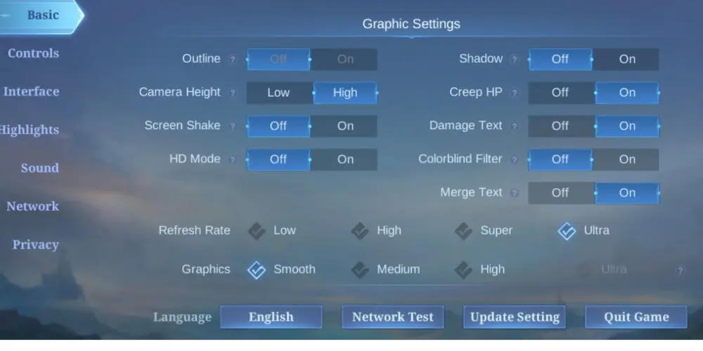 Settingan Control Pro Player Mobile Legends yang Bisa Kamu Tiru